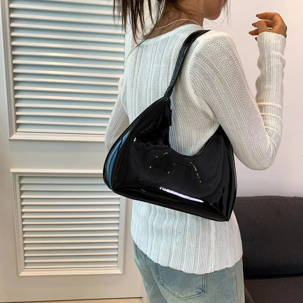 Vegan Leather Handbag for Women, Everyday City Purse in Coffee, styled as a SheSelects summer accessory