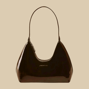 Vegan Leather Handbag for Women, Everyday City Purse in Coffee, styled as a SheSelects summer accessory