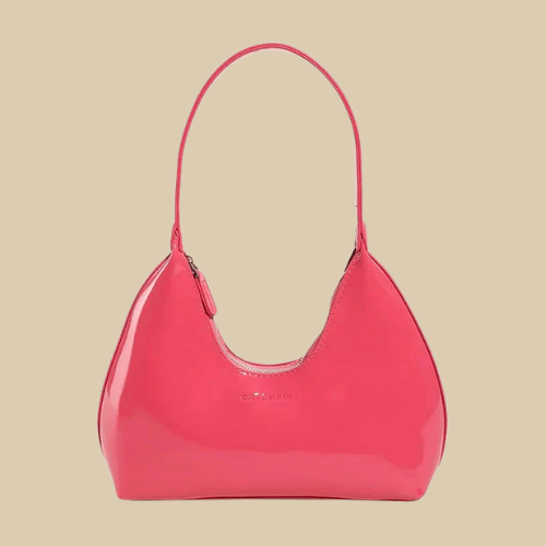 Vegan Leather Handbag for Women, Everyday City Purse in Coffee, styled as a SheSelects summer accessory