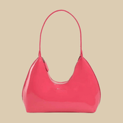 Vegan Leather Handbag for Women, Everyday City Purse in Coffee, styled as a SheSelects summer accessory