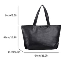 Large Vegan Leather Tote Bag for Women, Soft Everyday Shoulder Purse
