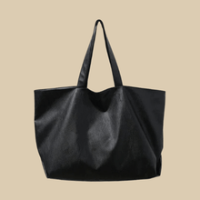 Large Vegan Leather Tote Bag for Women, Soft Everyday Shoulder Purse