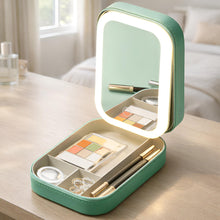 LED Reise-Make-up-Tasche mit Beleuchtung – kompakter Kosmetik-Organizer