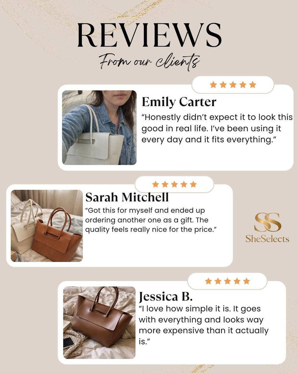 Minimalist Vegan Leather Tote Bag for Women, Large Capacity Work Purse