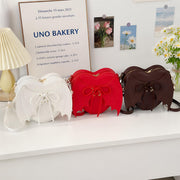Bat Wing Heart Shaped Shoulder Bag, Vegan Leather Crossbody Purse, SheSelects Atelier summer style