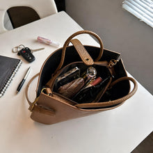 Vegane Leder-Tragetasche, Minimalistische Schultertasche, Reißverschlusstasche mit hoher Kapazität, Resort-Tasche