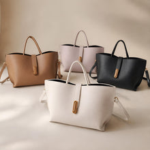 Vegane Leder-Tragetasche, Minimalistische Schultertasche, Reißverschlusstasche mit hoher Kapazität, Resort-Tasche