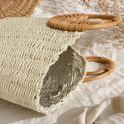 Handmade Straw Beach Bag, Summer Raffia Tote Purse for Vacation, SheSelects Atelier summer style