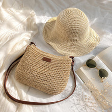 Straw Hat and Bag Set for Women, Beach Vacation and Bridesmaid Gift Set