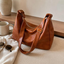 Black Soft Vegan Leather Hobo Bag, Slouchy Adjustable Shoulder Purse, Fits 13-Inch Laptop