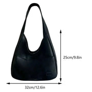 Large Vegan Leather Handbag for Women, Everyday City Purse in Coffee, styled as a SheSelects summer accessory