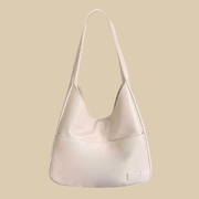 Large Vegan Leather Handbag for Women, Everyday City Purse in Coffee, styled as a SheSelects summer accessory