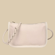 Vegan Leather Clutch Bag for Women, Evening and Wedding Purse in Black, styled as a SheSelects summer accessory