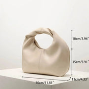 Vegan Leather Hobo Bag for Women, Slouchy Everyday Shoulder Purse in Burgundy, styled as a SheSelects summer accessory
