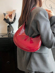 Vegan Leather Handbag for Women, Everyday City Purse in Black, styled as a SheSelects summer accessory