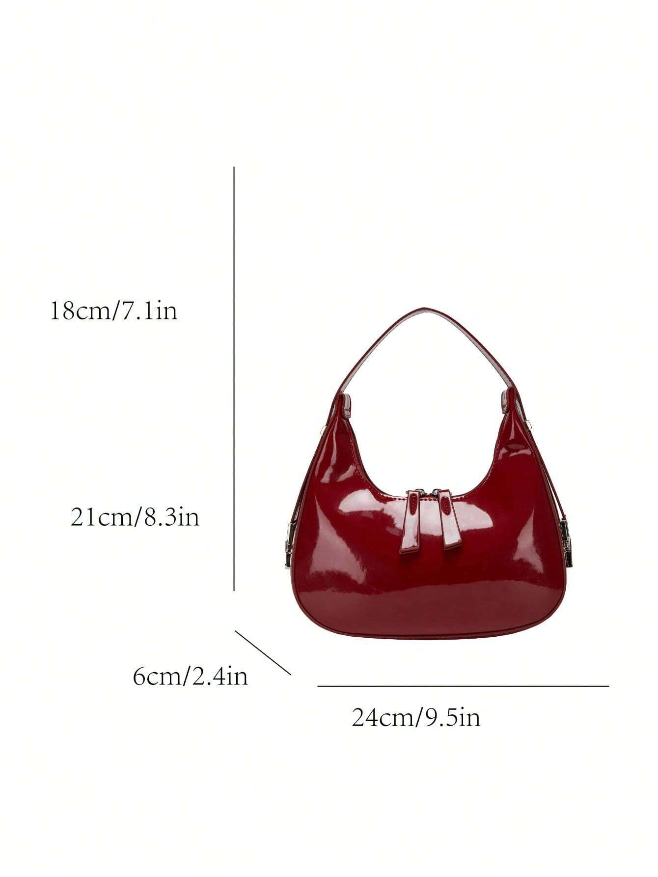 Vegan Leather Handbag for Women, Everyday City Purse in Black, styled as a SheSelects summer accessory