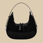 Vegan Leather Handbag for Women, Everyday City Purse in Black, styled as a SheSelects summer accessory