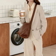 Vegan Leather Tote Bag for Women, Soft Everyday Shoulder Purse