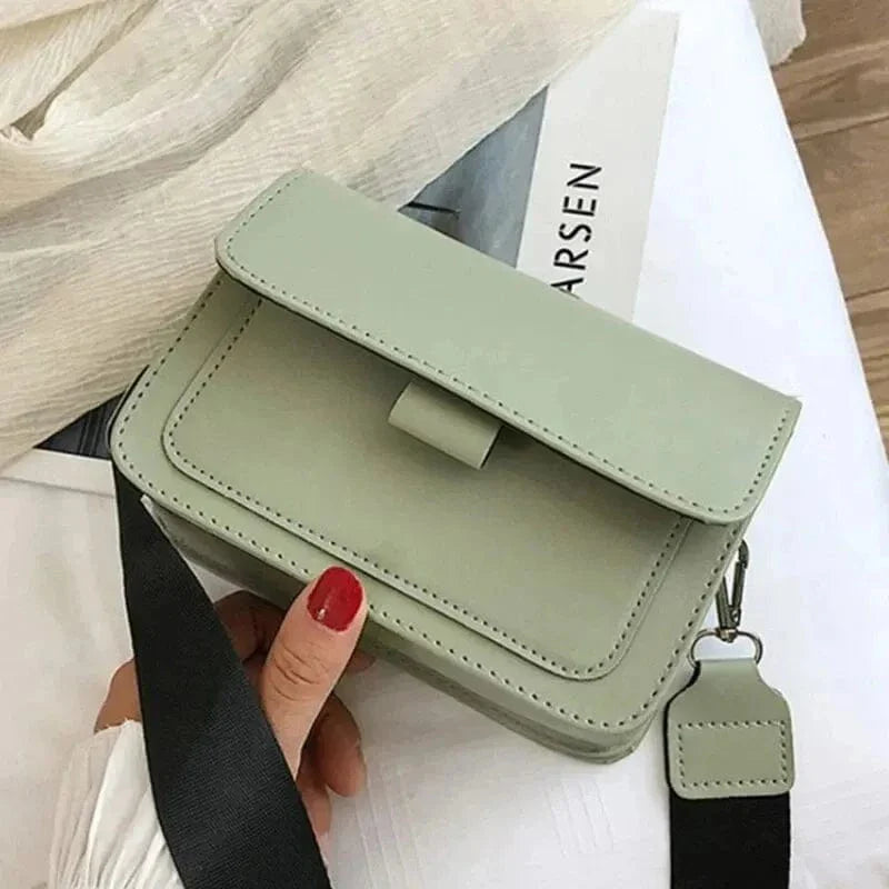 Vegan Leather Handbag for Women, Everyday City Purse in Black, styled as a SheSelects summer accessory