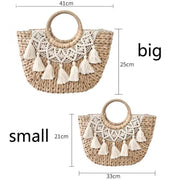 Straw Summer Bag for Women, Natural Summer Vacation Purse, styled as a SheSelects summer accessory