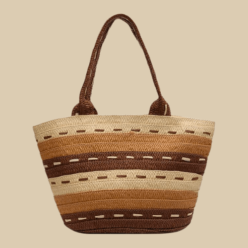 Straw Summer Bag for Women, Natural Summer Vacation Purse
