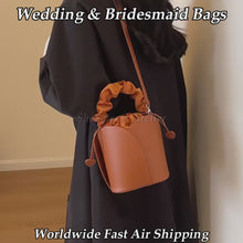 Rosalie Petal Bucket Crossbody Bag for Wedding Weekends