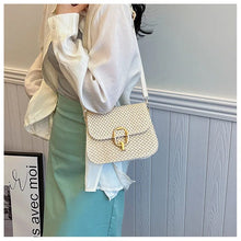 Raffia Crossbody Bag for Women, Woven Summer Purse with Easy Strap