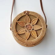 Rattan Summer Bag for Women, Natural Summer Vacation Purse, styled as a SheSelects summer accessory