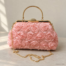 Fleur Rosette Floral Evening Bag for Wedding Guests