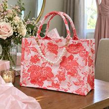 Florence Floral Canvas Bridesmaid Gift Tote