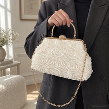 Fleur Rosette Floral Evening Bag for Wedding Guests