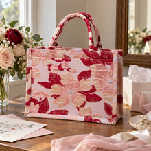 Florence Floral Canvas Bridesmaid Gift Tote