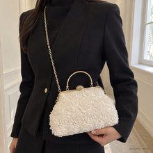 Fleur Rosette Floral Evening Bag for Wedding Guests