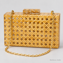 Aurelia | Woven Acrylic Evening Bag