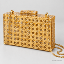 Aurelia | Woven Acrylic Evening Bag