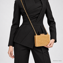 Aurelia | Woven Acrylic Evening Bag