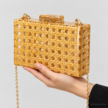 Aurelia | Woven Acrylic Evening Bag