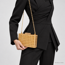 Aurelia | Woven Acrylic Evening Bag