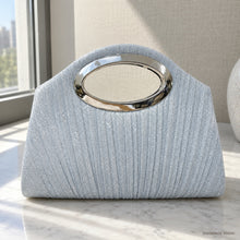 Estelle Oval Handle Pleated Evening Bag for Bridesmaids