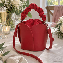 Rosalie Petal Bucket Crossbody Bag for Wedding Weekends