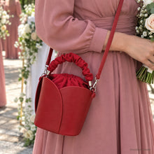 Rosalie Petal Bucket Crossbody Bag for Wedding Weekends