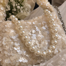 Seraphine Sequin Pearl Mini Bag for Bridesmaids