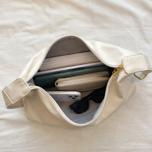 Large Vegan Leather Hobo Bag, Soft Slouchy Shoulder Tote with Wide Adjustable Strap