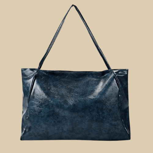 Vegan Leather Tote Bag for Women, Soft Everyday Shoulder Purse