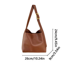 Small Vegan Leather Tote Bag for Women, Soft Everyday Shoulder Purse