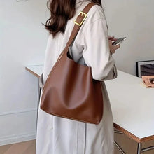 Small Vegan Leather Tote Bag for Women, Soft Everyday Shoulder Purse