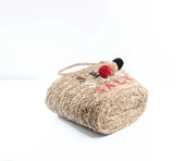 Straw Beach Bag for Women, Lightweight Summer Vacation Purse, styled as a SheSelects summer accessory