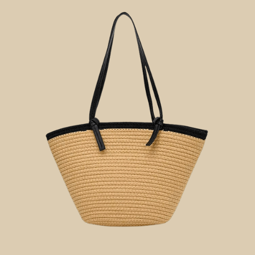 Straw Summer Bag for Women, Natural Summer Vacation Purse