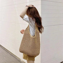 Straw Summer Bag for Women, Natural Summer Vacation Purse