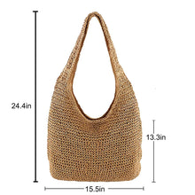 Straw Summer Bag for Women, Natural Summer Vacation Purse